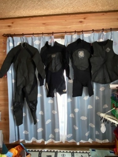 オーシャンパシフィック　ウエットスーツ　4着セット　シューズ26cm