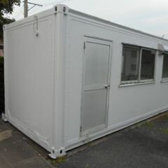 20ｆｔ　中古　コンテナハウス　塗装済み　事務所　静岡県掛川市　の画像