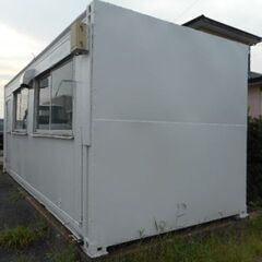 20ｆｔ　中古　コンテナハウス　塗装済み　事務所　静岡県掛川市　の画像