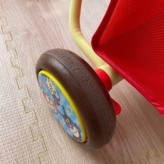 【美品】アンパンマン 三輪車　デラックス２の画像
