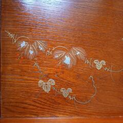 両取っ手付き　大きいサイズのお盆の画像