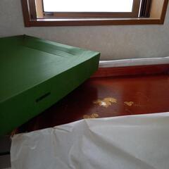 両取っ手付き　大きいサイズのお盆の画像