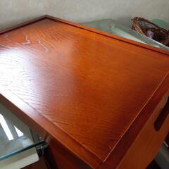 両取っ手付き　大きいサイズのお盆の画像