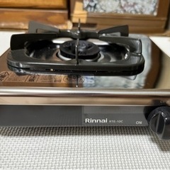 一口　ガスコンロ　リンナイ　LPガス用　RTE-10C 新品　未使用