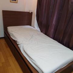IKEA マルム ベッド 収納付き
