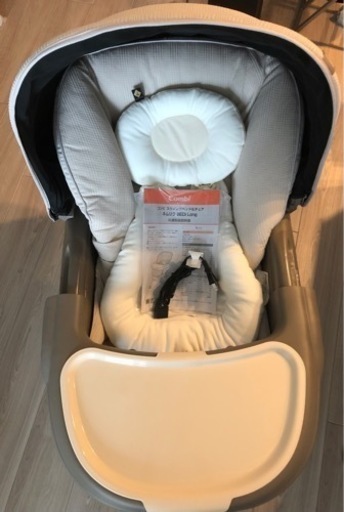 【美品】コンビ ホワイトレーベル ネムリラ AUTO SWING BEDi Long スリープシェル EG＋