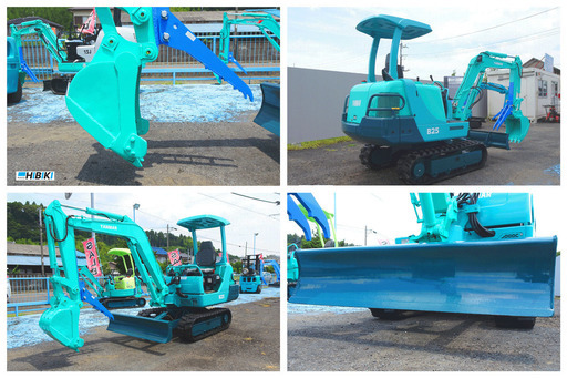 ヤンマー～YANMAR:B25:中古油圧ショベル◆2.5ｔ◆ミニユンボ◆建設機械◆ガチャック仕様/シリンダーオイルシール全交換済み