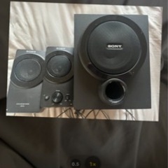 SONYスピーカー3体セット。