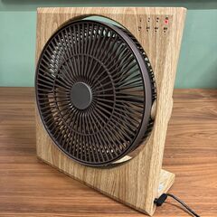 コンパクトデスク扇風機（19cm・ナチュナルウッド・DCモーター...