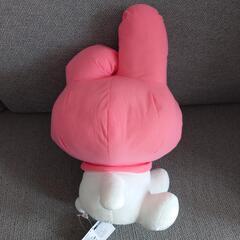 【美品】サンリオ マイメロディ BIGぬいぐるみの画像