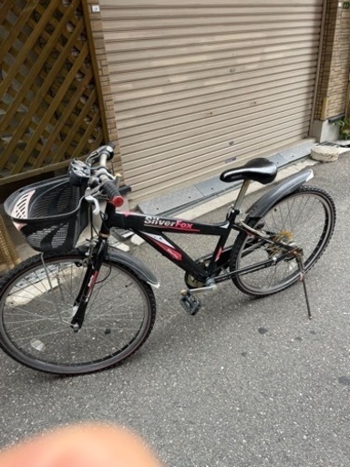 シルバーフォックス 26インチ 6段変速付き LEDオートライト付