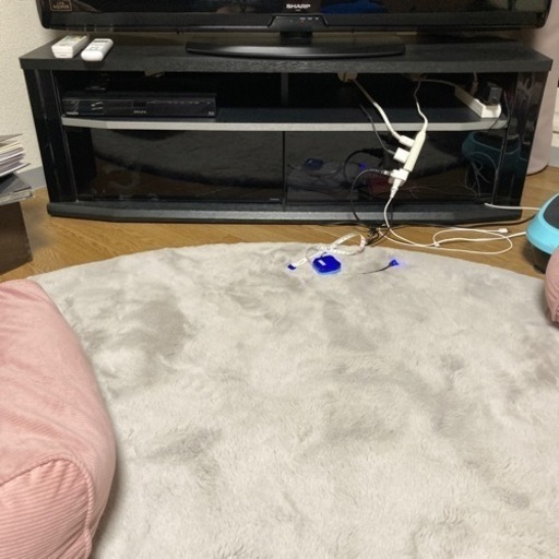 テレビボード 黒 収納 美品