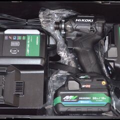 未使用 Hikoki WH36DC 2XPBSZ 黒 ストロングブラック マルチボルト 2XPSZ (B) 36V インパクトドライバー