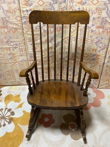 【値下げ】アンティーク風ロッキングチェア