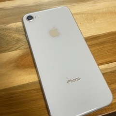 iphone8 64gb 白色 美品 ほぼ傷なし simフリーの画像