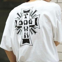 完売CROSS LOGO S/S T-SHIRTS/ドッグタウン...