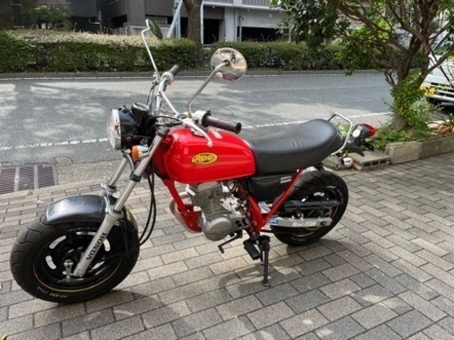 【HONDA エイプ50】AC16 4スト　大人気　赤フレーム　好調　不具合なし