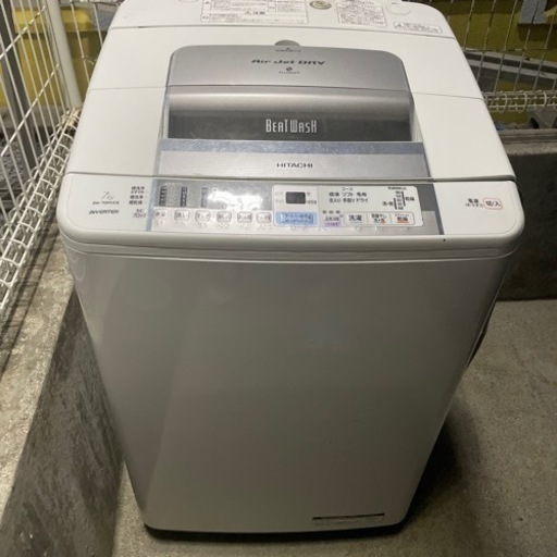 洗濯機、日立、ビートウォッシュ、７k、2012年製