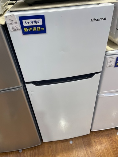 ハイセンス  2ドア冷蔵庫　HRーB12C 2021年製　120L