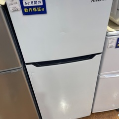 ハイセンス  2ドア冷蔵庫　HRーB12C 2021年製　120L 