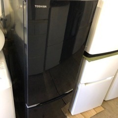 福岡市内設置配送無料2018年式東芝 TOSHIBA GR-M17BS(K) [冷蔵庫 （171L・右開き） 2ドア BSシリーズ ピュアブラック]