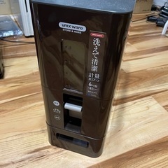 美品 アスベル 米びつ 6kg 半合ずつ測れる 分解丸洗いできる