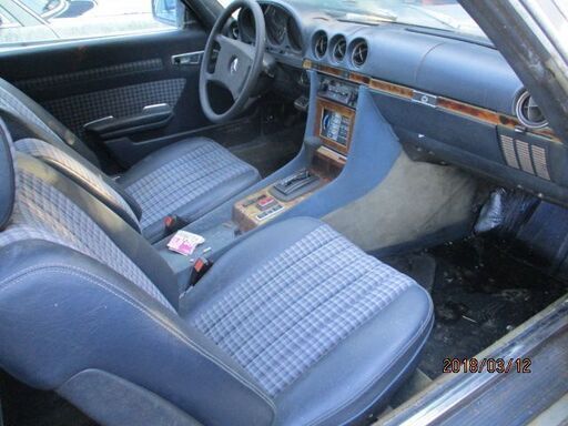 オールド-ベンツ107-450SLC-内装シート販売