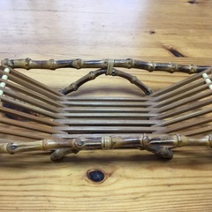 竹製おしぼり入れ3つセットの画像