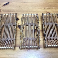 竹製おしぼり入れ3つセット