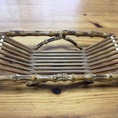 竹製おしぼり入れ3つセットの画像