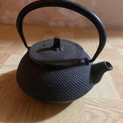 鉄瓶兼用急須 新アラレ 直火用 3型 320ml 茶こし付き南部鉄器