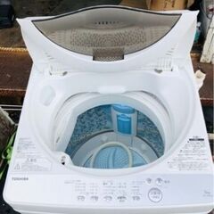 市内配送・設置無料 2020年AW-5G6-W 全自動洗濯機 グランホワイト [洗濯5.0kg /乾燥機能無 /上開き] の画像