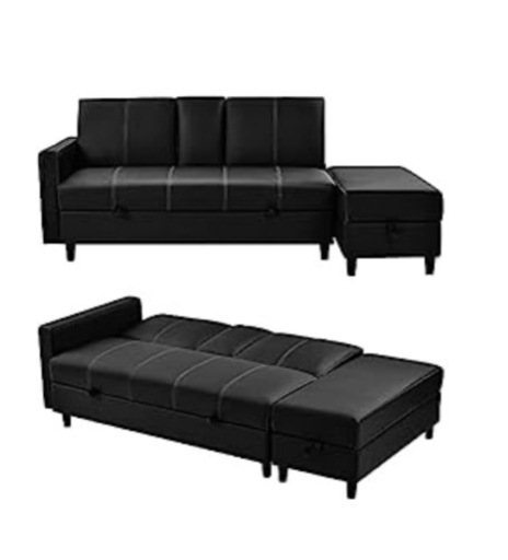 3人掛けベッドソファ