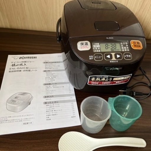 象印炊飯器　極め炊き　NL-BA05型　3合炊き