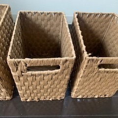 編み込み風　収納ケース　ニトリで購入(仮決定済み)の画像