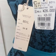 未使用タグ付 定価28000円プチローブ  PETIROBE  総柄ワンピースドレスの画像