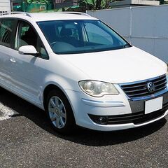 ★車検R6/3★VWゴルフ トゥーラン★TSIハイライン★ツインチャージャー★純正アルミ★社外ナビ/ETC他の画像