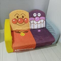 アンパンマン　やわらかキッズソファーベッド　★カバー取り外し洗濯可★