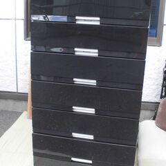 JM17462)7段収納ケース/衣類収納 フィッツプラス プレミアム 幅：約75cm 高さ：約143cm 奥行：約40.5cm 中古品【取りに来られる方限定】の画像