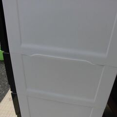 JM17462)7段収納ケース/衣類収納 フィッツプラス プレミアム 幅：約75cm 高さ：約143cm 奥行：約40.5cm 中古品【取りに来られる方限定】の画像