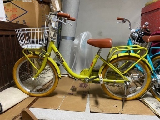 子供用18インチ自転車(イエロー)