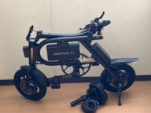 アクセル付き電動折りたたみ自転車