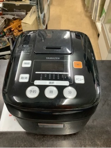 YAMAZEN マイコン炊飯ジャー 3合炊き 2019年製　YJB-300(B) リサイクルショップ宮崎屋　佐土原店23.9.21F