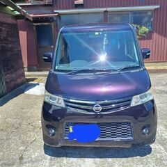 値下げ💴⤵️日産ル―クスハイウェイスターTチェーン　H22年式タ―ボ両側パワースライドドア　ナビ画面　アルミホィール夏タイヤ溝6～7mm1年使用　2駆動　の画像