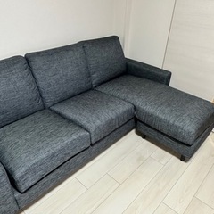 カウチソファ　ニトリ　3人掛けの画像