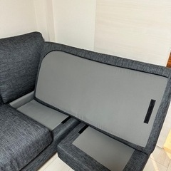 カウチソファ　ニトリ　3人掛けの画像