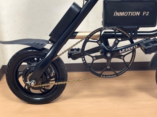 アクセル付き電動折りたたみ自転車