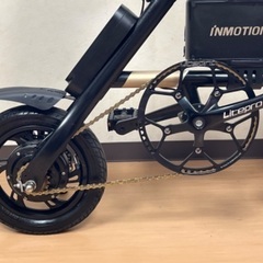 アクセル付き電動折りたたみ自転車の画像