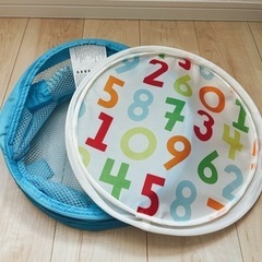 ★かわいい★ IKEA 収納ボックス メッシュ 円柱形の画像
