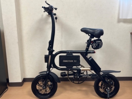 アクセル付き電動折りたたみ自転車